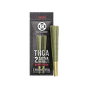 CannaAid THCA 1g 2ct Prerolls Berry Kush (Sativa)