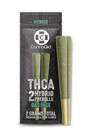 CannaAid THCA 1g 2ct Prerolls Gas Face (Hybrid)
