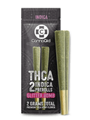CannaAid THCA 1g 2ct Prerolls Glitter Bomb (Indica)