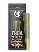 CannaAid THCA 1g 2ct Prerolls Tropical Candy (Sativa)
