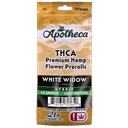 Apotheca THCA Bag Pre-Rolls - White Widow - Hybrid - 2ct x 1.5g