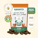 Bailey's CBD Dog Soft Chews - Medium Breed - Omega Hemp - Bacon - 30ct - 90mg
