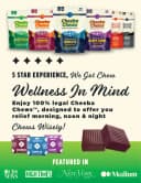 Cheeba Chews D9/CBC/CBD Taffy - Joint Relief - Salted Caramel - 20ct - 100/200/120mg