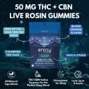 Enjoy D9 /CBN Live Rosin Gummies - Sleep - Blood Orange - Indica - 2ct - 30/20mg