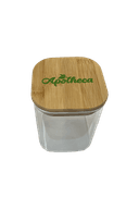 Apotheca Wooden Top Glass Jar - 4 Sizes | Apotheca.org FREE SHIPPING!*