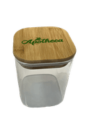 Apotheca Wooden Top Glass Jar - 4 Sizes | Apotheca.org FREE SHIPPING!*