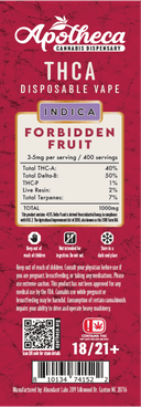 Apotheca THC-A Disposable 1g
