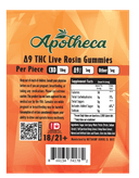 Apotheca D9 Live Rosin Gummies - 5mg