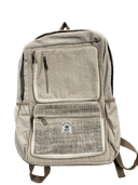 Square Hemp Laptop Backpack