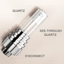 Lookah Seahorse Quartz See-Through Coil