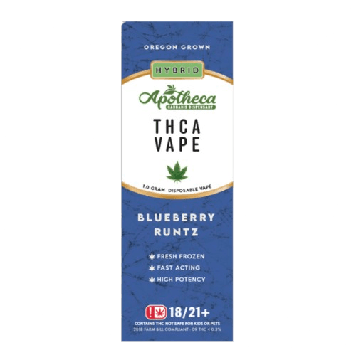 1G THCA Disposable Vapes | Discreet Shipping | Apotheca 1G THCA Disposable Vapes | Discreet Shipping | Apotheca