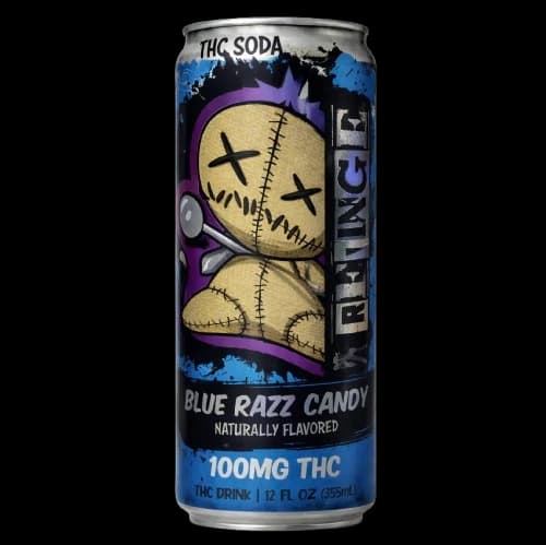 D9 Blue Razz Revenge D9 Soda 100mg – Blue Razz Candy THC Drink