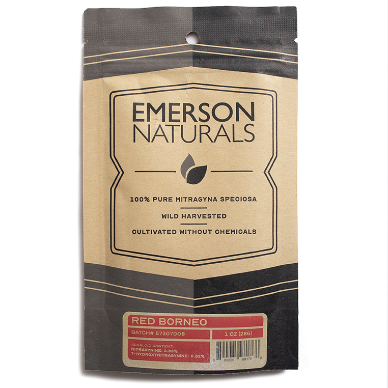Red Borneo Kratom Powder - Multiple Sizes  Emerson Naturals | Apotheca.org Kratom FREE DELIVERY!*