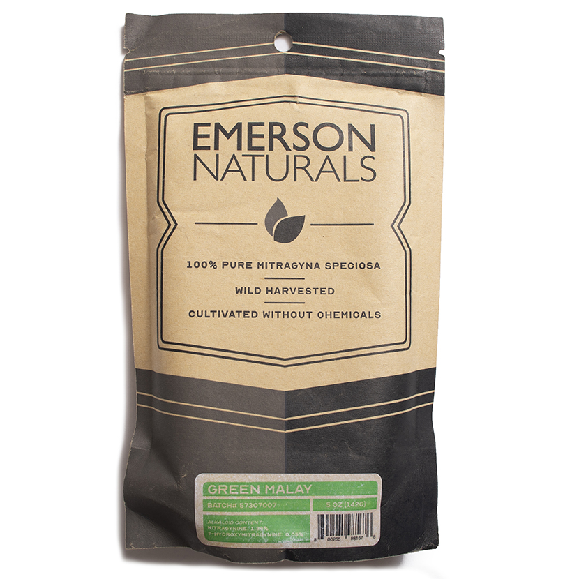 Green Malaysian Kratom Powder - Multiple Sizes - Emerson Naturals | Apotheca.org Kratom FREE DELIVERY!*
