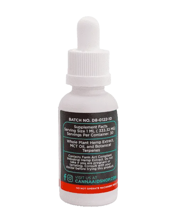CannaAid Delta 8 Tincture - Back Label | Apotheca.org 4 BEST THC ONLINE, FREE SHIPPING!*