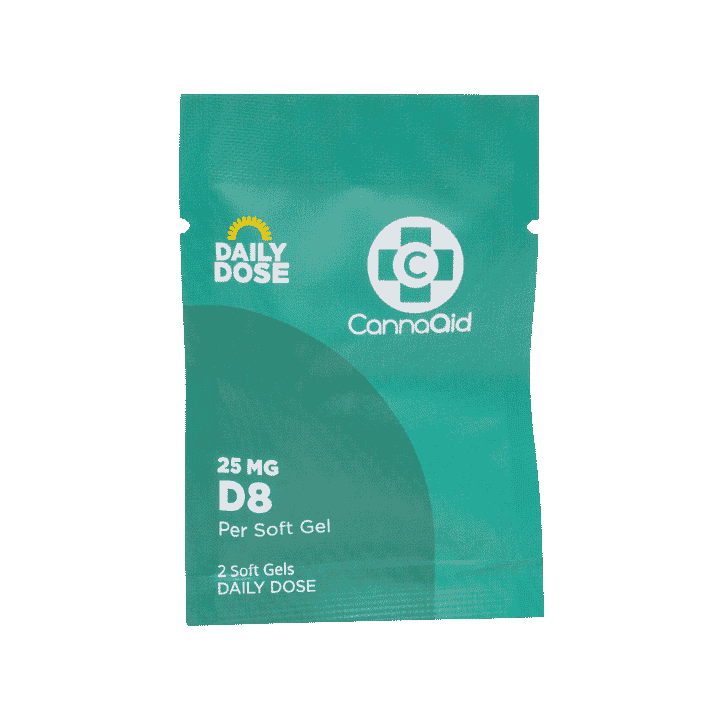 CannaAid - D8 Soft Gels - 30mg - 2ct | Apotheca.org Delivers THC!