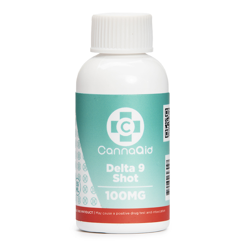 CannaAid delta 9 shot - 100mg - 55ml | Apotheca.org Delivers THC!