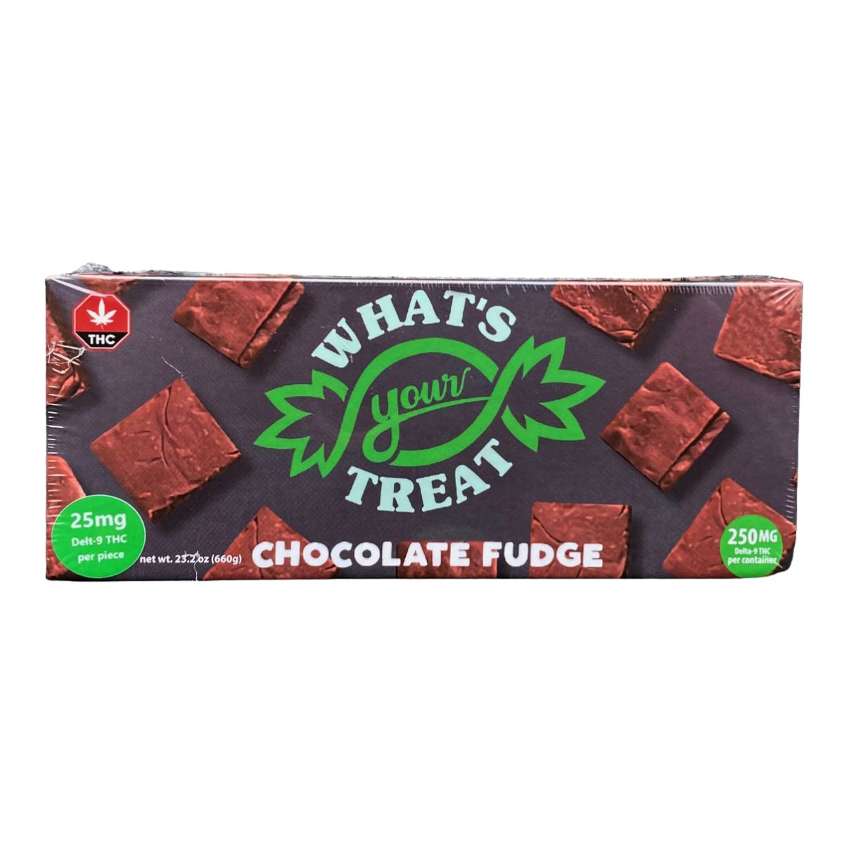 D9 Chocolate Fudge - 250mg - 10pc - What's Your Treat? | Apotheca.org delivers THC, Free!*