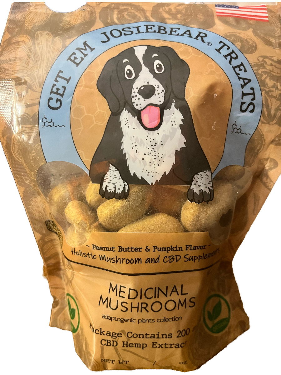 CBD Dog Treats - Peanut Butter and Pumpkin - 200mg - 40pc | Apotheca.org for CBD for Pets FREE SHIPPING!*