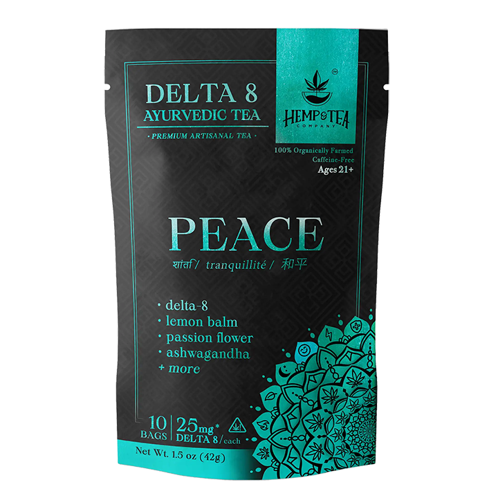 Hemp & Tea Co. - Delta 8 Tea Bags - 25mg - Peace | Apotheca.org Delivers THC!