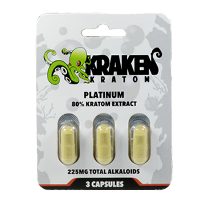 Platinum Kratom Capsule Blister Pack - 2 Sizes - Kraken Kratom | Apotheca.org Delivers Kratom, Free!*