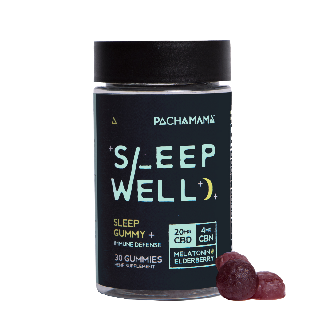 Sleep Well Gummies - CBD + CBN - 720mg - 30ct - Pachamama | Apotheca.org Delivers CBD, Free!*