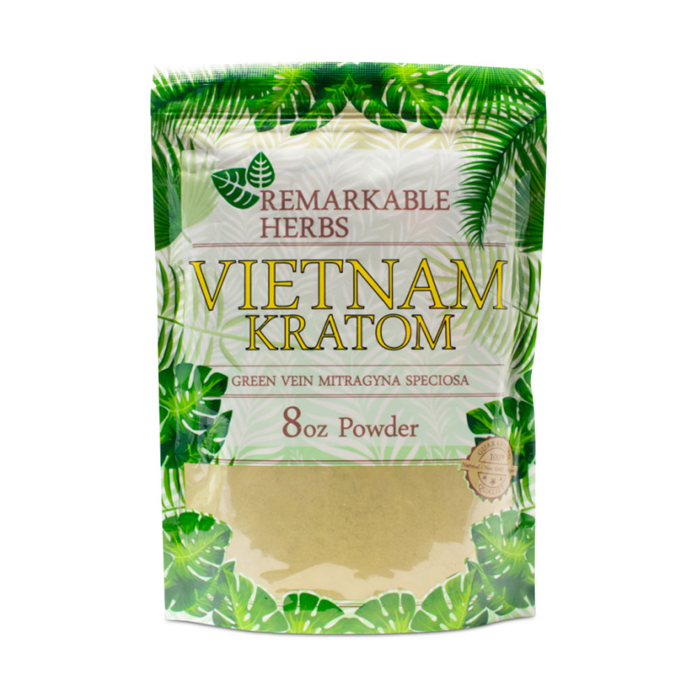 Green Vein Vietnam Kratom Powder - Multiple Sizes - Remarkable Herbs | Apotheca.org BEST KRATOM FREE SHIPPING!*