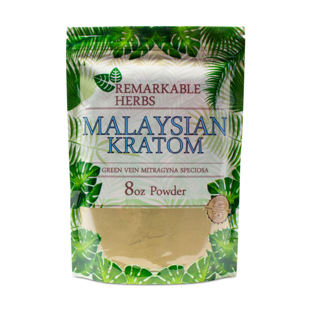 Remarkable Herbs - Green Vein Malaysian Kratom - Multiple Sizes | Apotheca.org Delivers!