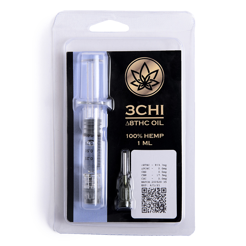 3Chi Delta-8 THC Distillate Syringe 1.0g