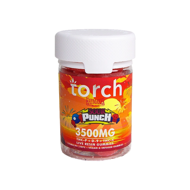D9 Live Resin Gummies - 175mg - 20ct - Sour Punch - Torch | Apotheca.org Delivers THC, Free!*