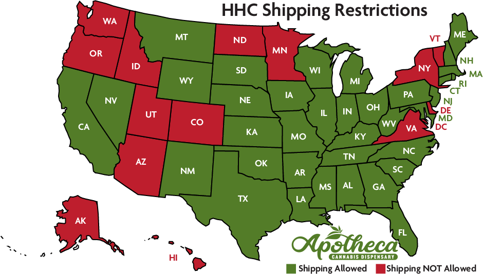 Apothca.org HHC Shipping Restrictions